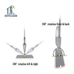 Microfiber Flat Mop - Magic Cleaning Spray with Swivel Handle for Floor Window