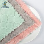 Microfiber Home Cleaning Cloth - Thick Dish & Bowl Washing Towel Quick Stain Removal