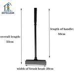 Window Cleaner - 2 in 1 Detachable PP Car Glass Washing Squeegee Sponge Brush