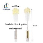 Baby Bottle Brush - Long Handle PP for Kitchen Use with Plastic Bristles