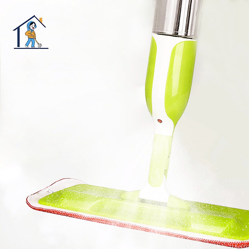 Microfiber Flat Spray Mop - Hand Free Magic Water Spray for Floor Window