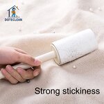 Lint Roller - Home Cleaning Tool Handle Dust Removal Plastic Sticker 60 Pcs