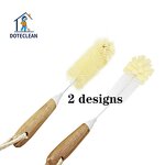 Baby Bottle Cleaning Brush - 360 Degree Rotating Plastic Long Handle Sponge PET