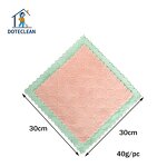 Microfiber Home Cleaning Cloth - Thick Dish & Bowl Washing Towel Quick Stain Removal