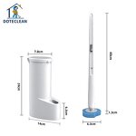 Toilet Brush - Disposable Sponge Replacement Head with Holder 1pc/inner Box