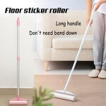 Floor Lint Rollers - Tear Type Detachable with Dust Proof Shell Longer Handle