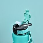 Sports Water Bottle - 1000ml Large Capacity Modern Design Color Gradient