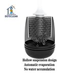 Toilet Brush - TPR Silicone round Scrub with Holder Soft Plastic 1pc/Inner Box