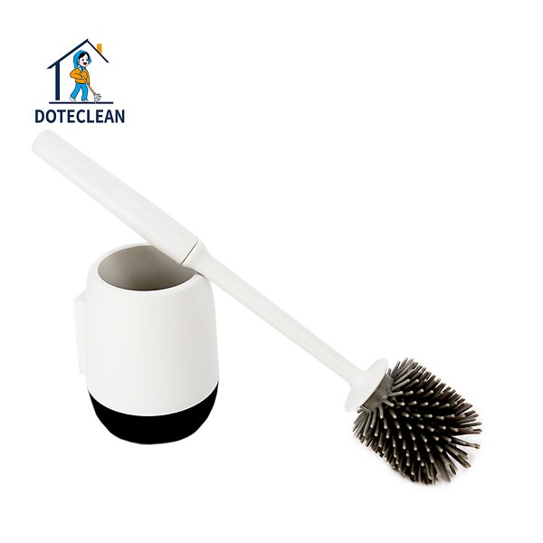 Toilet Brush - TPR Silicone round Scrub with Holder Soft Plastic 1pc/Inner Box