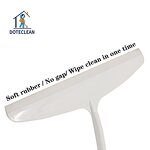 Glass Wiper - Soft Rubber Kitchen Cleaning Car with Plastic Handle