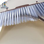 Broom and Dustpan Set - Durable PET Material with Comfortable Handle Sweeping Tooth