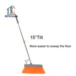 Broom and Dustpan Set - PET Material Household with Teeth Design