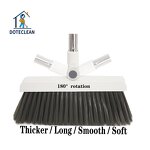 Broom Dustpan Set - Household Windproof Vertical Standing Design PET Material