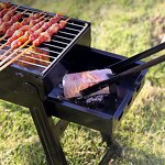 BBQ Barbecue Grills - Iron Oven Folding Portable Outdoor Garden Camping Party
