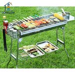 BBQ Grill - High Quality Stainless Steel Portable Multifunctional Folding Outdoor