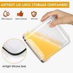 Storage Container - Minimalist Style Creative Kitchen Dry Food Nuts Fruit Transparent