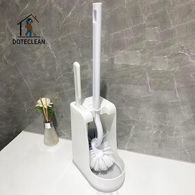 Toilet Brush Set - Long Handle Plastic Washing Cleaning Accessories
