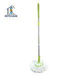 Flat Dust Mop - 360 Spin Stainless Steel Rod Hands-Free Triangle Home Cleaning