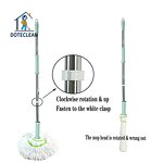 Spin Mop - 360 Degree Cleaning Long Handle Cotton Twist Hands-Free Floor Cleaner