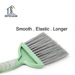 Mini Desktop Dustpan Set - Bristle with Brush Scrubber for Table Keyboard