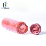 Water Bottle - 750ml PP Plastic with Straw Colorful Portable Outdoor Sports