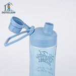 Sports Water Bottle - 600ml Portable Direct Drinking with Handle for Travel Camp