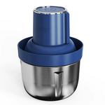 Electric Meat Grinder - 2L Glass Bowl & Stainless Steel Bowl Food Processor