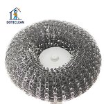 Pot Brush - Stainless Steel Wire Scourer Long Handle Eco-Friendly PP Material
