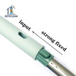 Window Squeegee - Telescopic Rubber Wiper Stainless Steel Handle