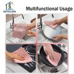 Microfiber Kitchen Cleaning Cloth - 30x30cm Lockstitch Border Cotton Polyester Polyamide