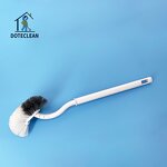 Toilet Brush - Long Handle Plastic TPR & PP Material for Bathroom Cleaning
