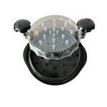 Meat Shredder Tool - High Quality Portable Plastic & PP with Transparent Anti-Slip Lid