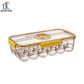 Storage Container - Airtight PET Plastic Rectangle Freezer Pantry Food Bins