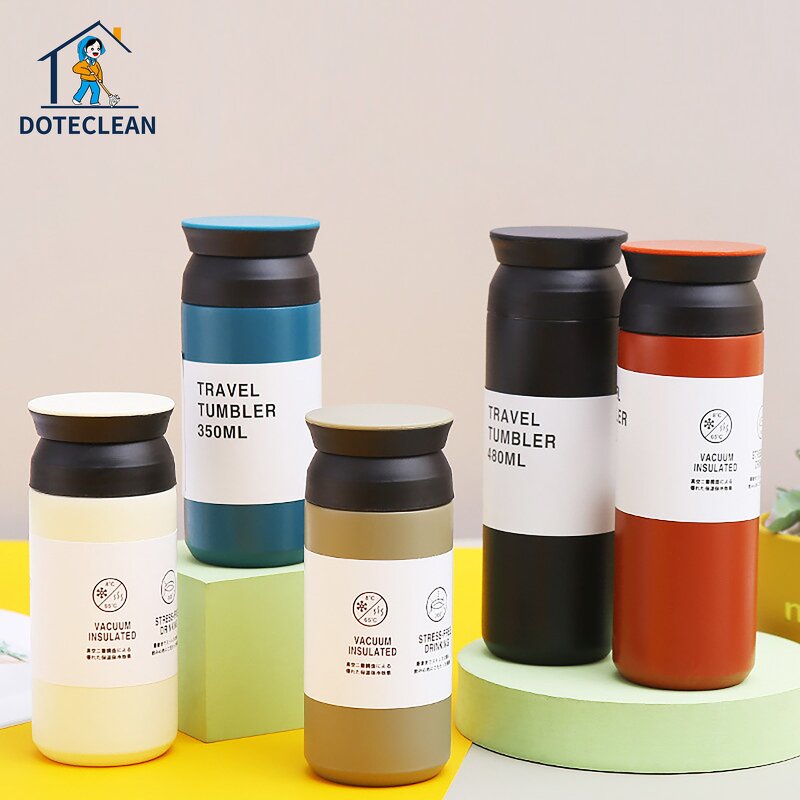 Thermos Cup - 304 Stainless Steel Portable Water Bottle Vacuum Coffee Cup