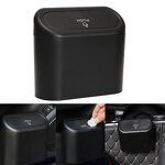 Mini Trash Can - 1L ABS with Lid Car Interior Storage Box & Trash Bag
