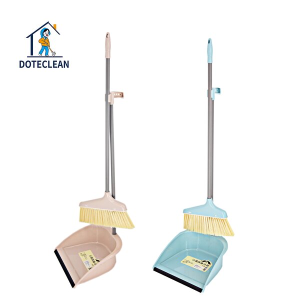 Broom and Dustpan Set - Sweeping Tooth Stick Stainless Steel Material