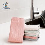 Microfiber Cleaning Cloth - Super Absorbent Fish Scale Soft Family Glass Stain Removing