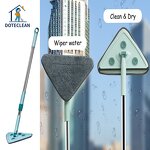 Window Cleaner - Triangle Telescopic Stainless Steel Floor House Ceiling Mop