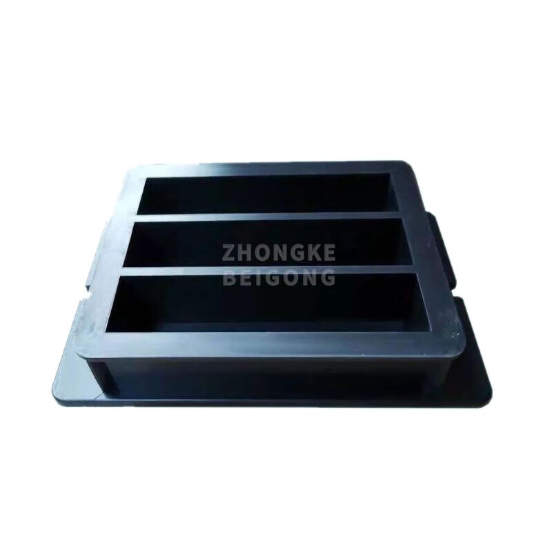 Prism Mould - Plastic Three Gang for Lab Mortar Stamped Concrete 50pcs/box