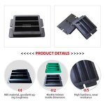 Lab Mortar Plastic Molds - ABS Plastic 40x40x160mm Cube Three Gang Test 50pcs/box