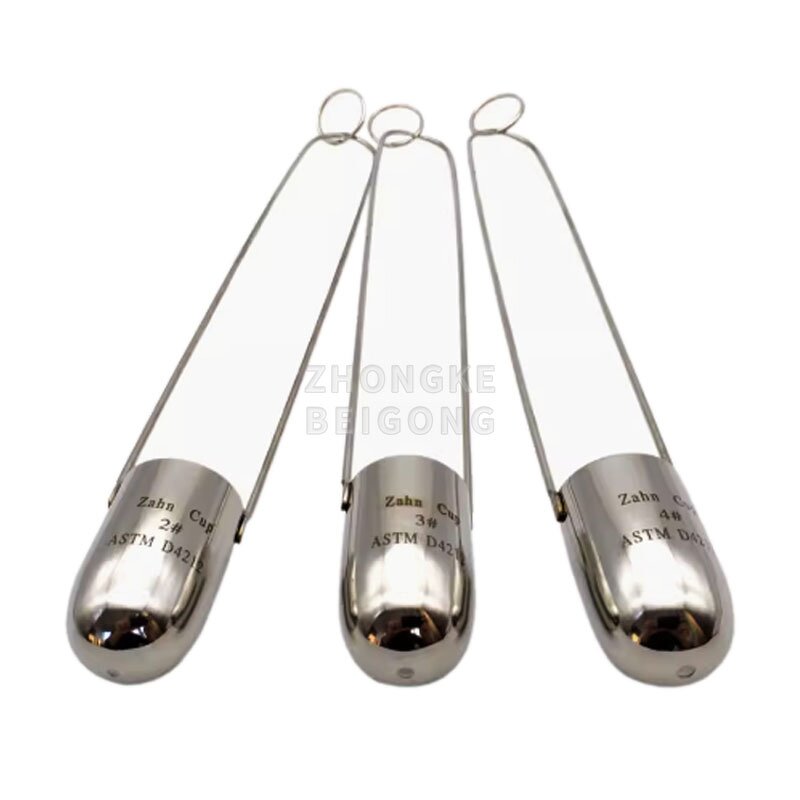 Viscosity Cup - Stainless Steel Immersion Zahn Viscometer Tester Flow Paint
