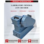 Jaw Crusher - Stone Small Lab for Mineral Ore Rock Crushing Experiment