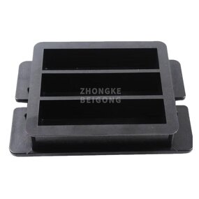 Concrete Cube Mould - 40x40x160mm Three Gang ABS Plastic Cement Mortar Prism 50pcs/box