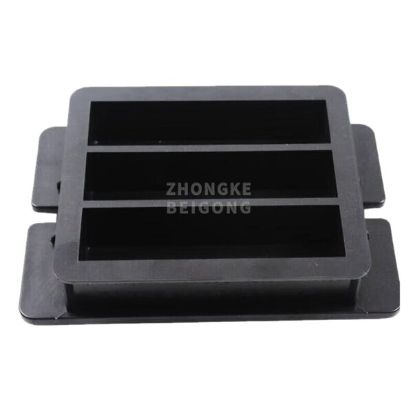 Concrete Cube Mould - 40x40x160mm Three Gang ABS Plastic Cement Mortar Prism 50pcs/box