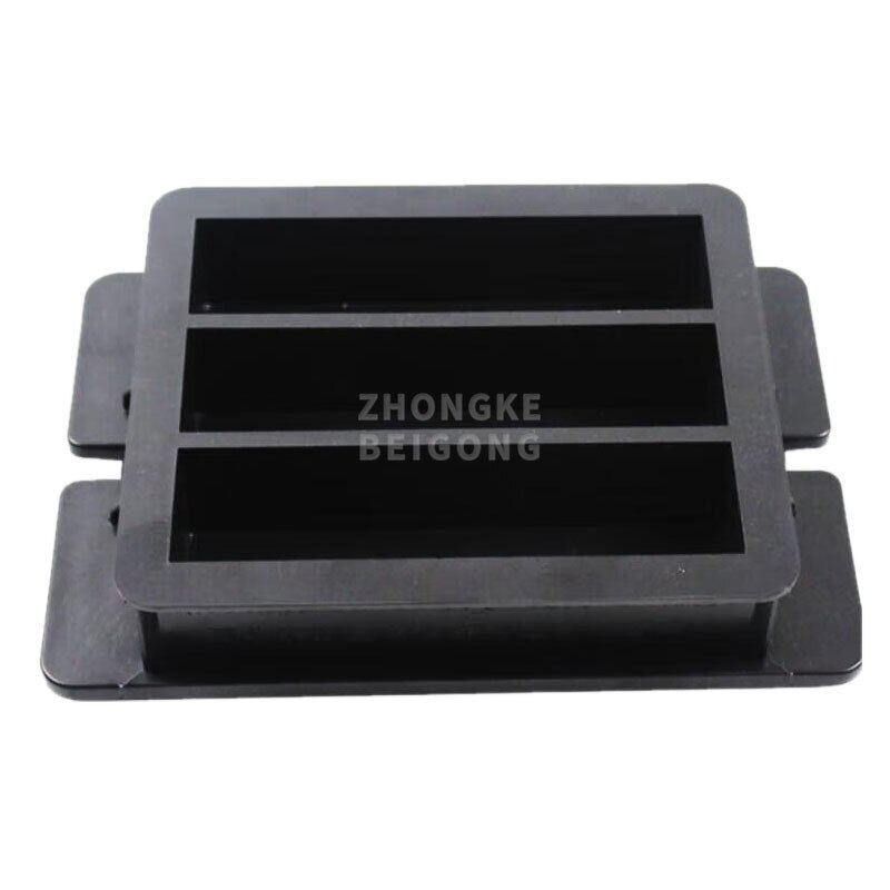 Concrete Cube Mould - 40x40x160mm Three Gang ABS Plastic Cement Mortar Prism 50pcs/box