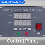 Asphalt Extractor - 3000g Capacity Soxhlet Centrifugal for Bitumen