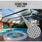 Mosquito Net Roll - Fiberglass 18x14 for Window Patio Pool