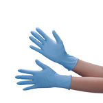 Disposable Nitrile Gloves - Medical Examination Blue Powder Free