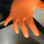 Nitrile Disposable Gloves - 10Mil Raised Diamond Texture Food-Safe