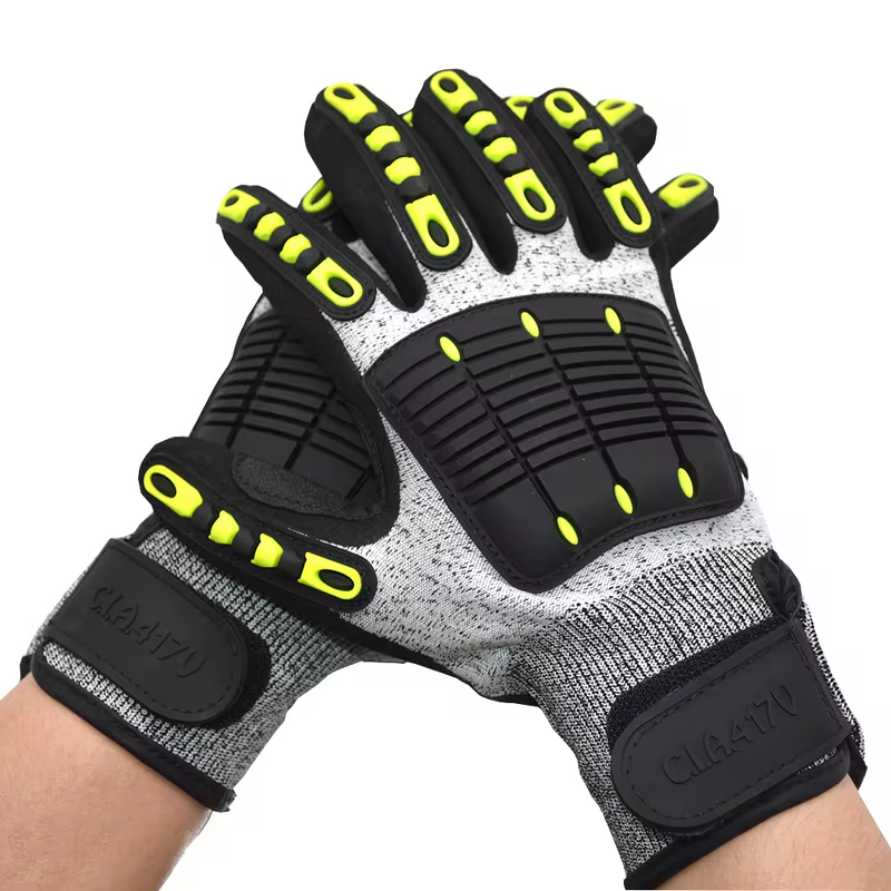 Anti Cut Gloves Level 5 - Great Grip HPPE Safety Work Gloves